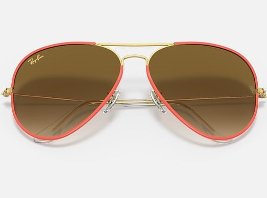 LENTES DE SOL RAY BAN AVIADOR FULL COLOR RB3025JM 001X3