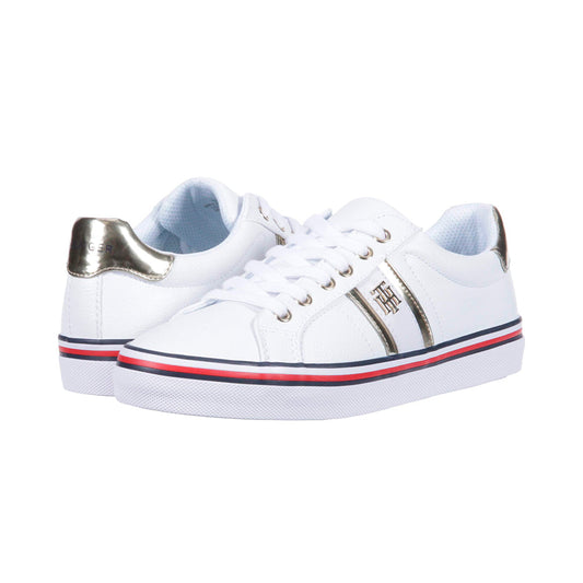 Zapatillas Tommy Hilfiger Fenti Original Color Blanco Para Mujer