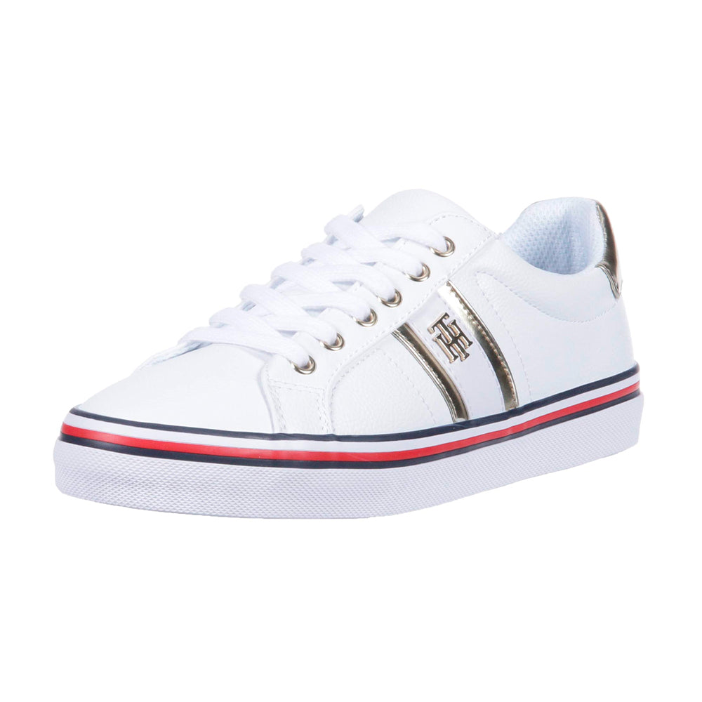 Zapatillas Tommy Hilfiger Fenti Original Color Blanco Para Mujer