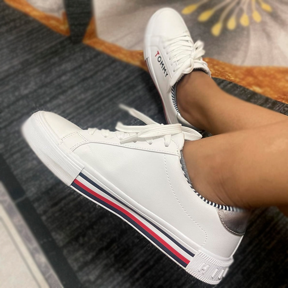 Zapatillas Tommy Hilfiger Twkery Original Color Blanco para Mujer