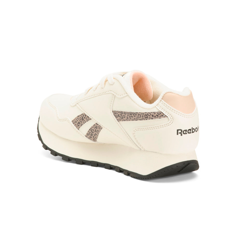 Zapatillas Reebok Harman Original Color Beige con Manchas de Tigre Para Mujer