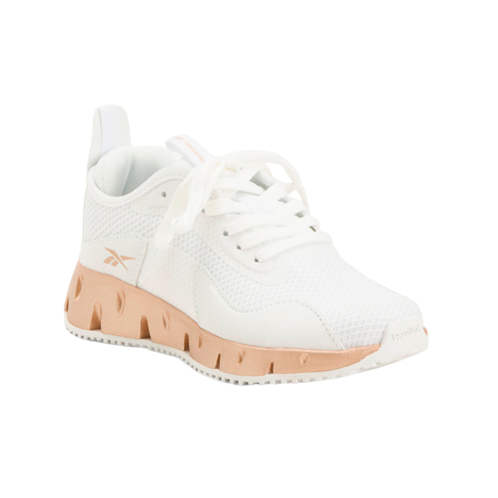 Zapatillas Reebok Zig Dynamic Original Color Blanco con Suela Dorada Para Mujer