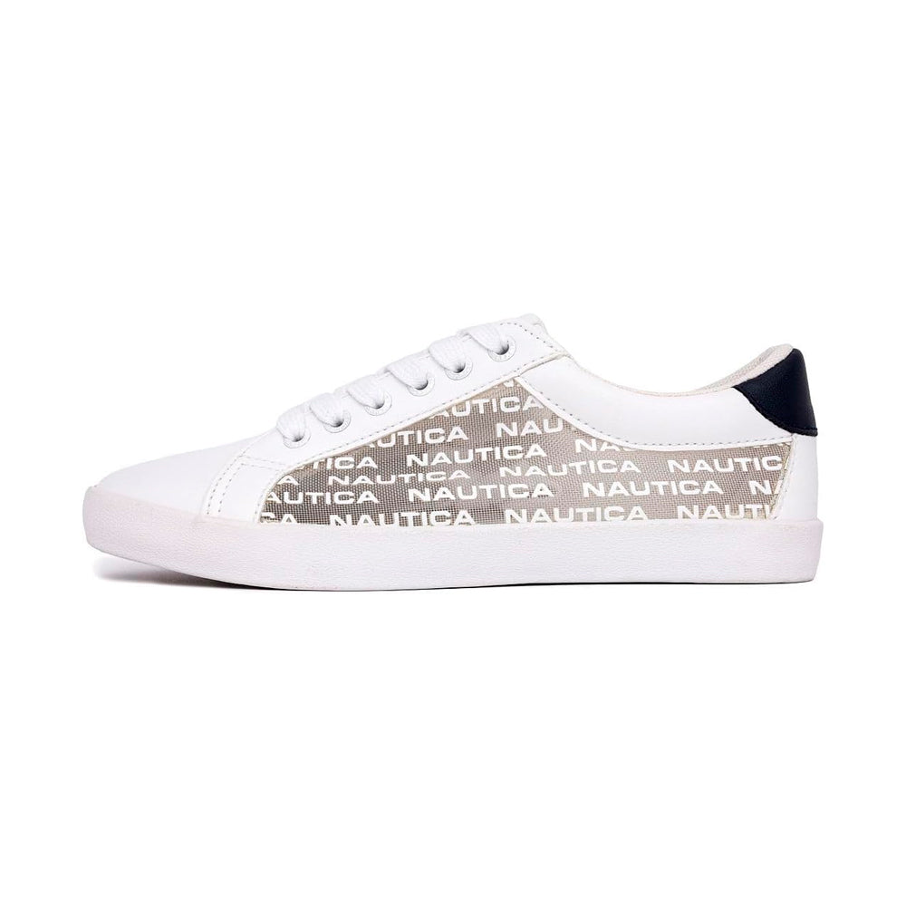 Zapatillas Nautica KW2085 Color Blanco Para Mujer