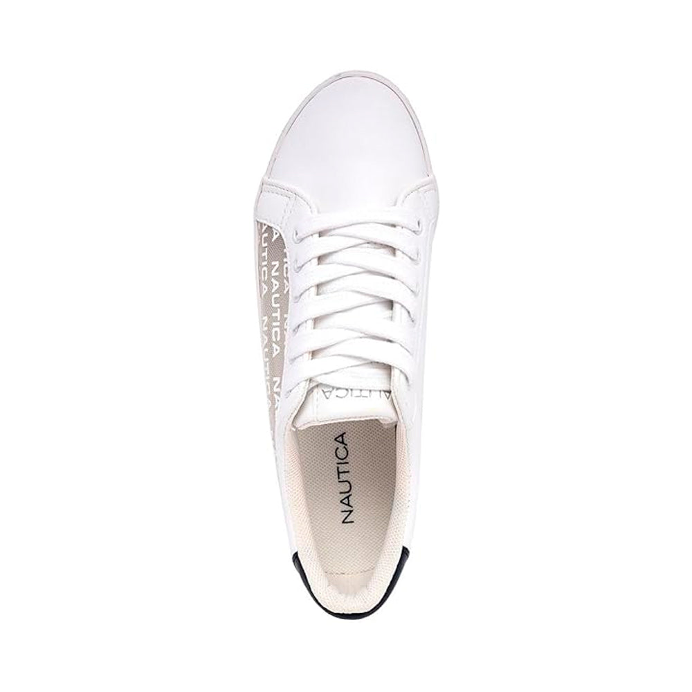 Zapatillas Nautica KW2085 Color Blanco Para Mujer