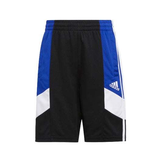 Short Adidas Original GB8939 Corto con Bloques de Color Negro y Azul Para Niños Talla M