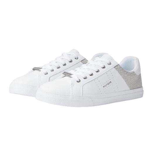 Zapatillas Tommy Hilfiger Lorio Original Color Blanco y Beige Unisex