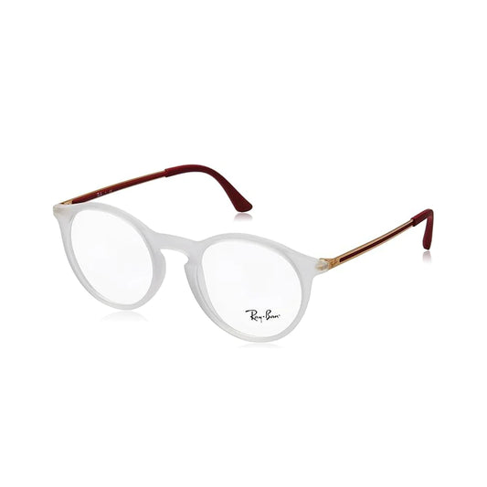 Lentes de Medida Oftálmica Ray Ban RX 7132 5783 Color Blanco Talla Unica