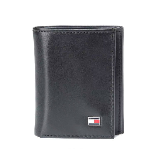 Billetera Tommy Hilfiger 31TL11X018 Original en Cuero Negro para Hombre