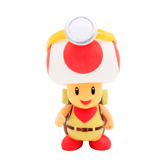 Muñeco Juguete Super Mario Bros - Figura Honguito Capitán Toad Colección 12 cm