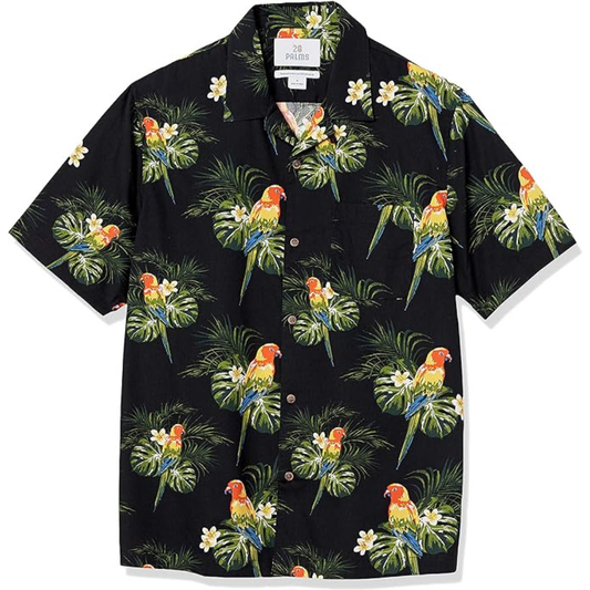 Camisa Hawaiana Tropical  28 Palms Original Talla XS