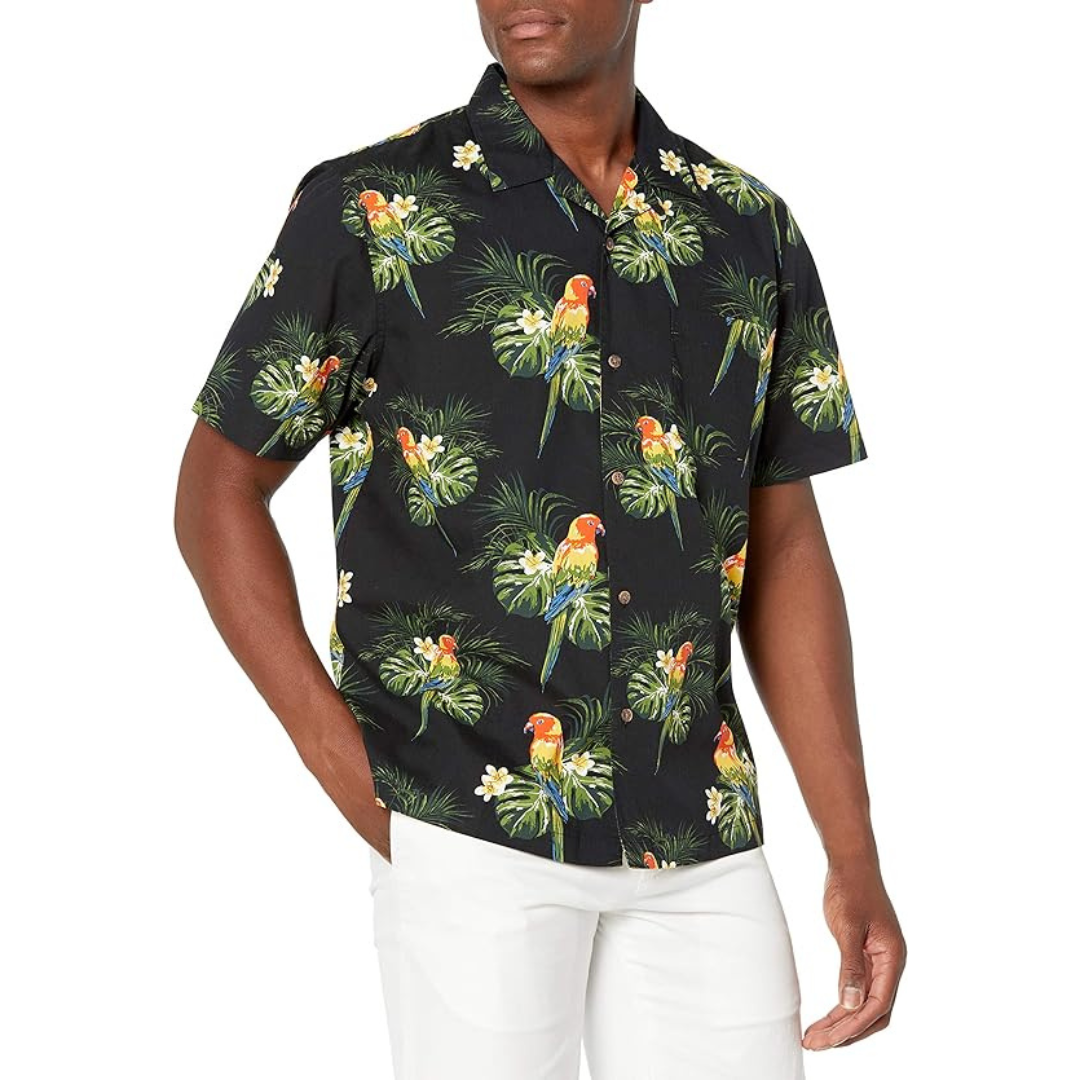 Camisa Hawaiana Tropical  28 Palms Original Talla XS