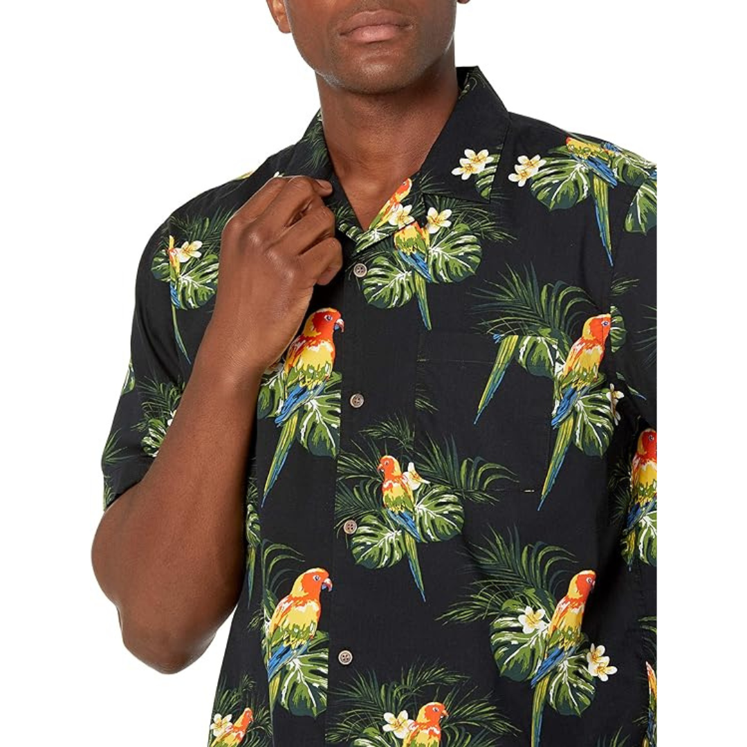 Camisa Hawaiana Tropical  28 Palms Original Talla XS