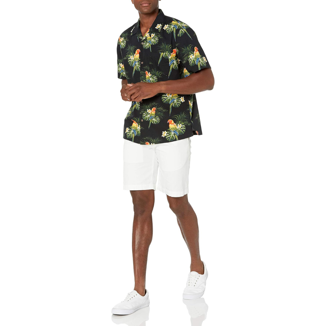 Camisa Hawaiana Tropical  28 Palms Original Talla XS