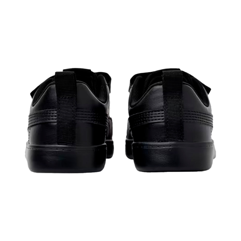 Zapatillas Puma CourtFlex V2 V PS 371543 06 Original Color Negro Para Niños