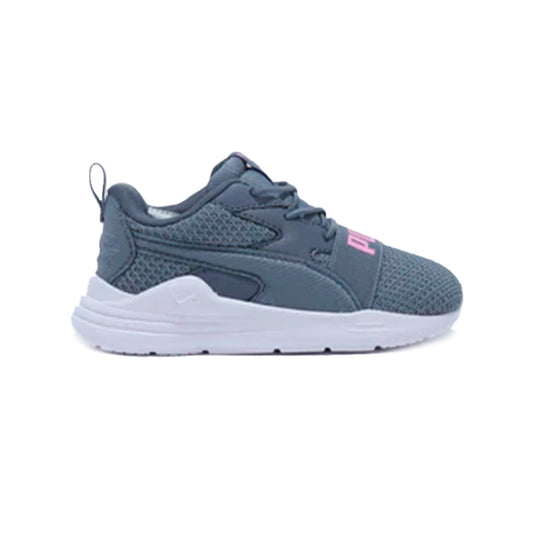 Zapatillas Puma Wired Run Pure AC INF 390849 07 Original Color Gris para Niños