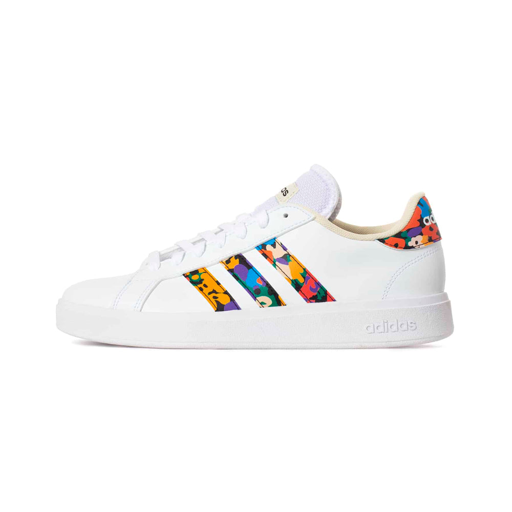 Zapatillas Deportivas Adidas Court Base 2.0 GY2490 Color Blanco Para Mujer