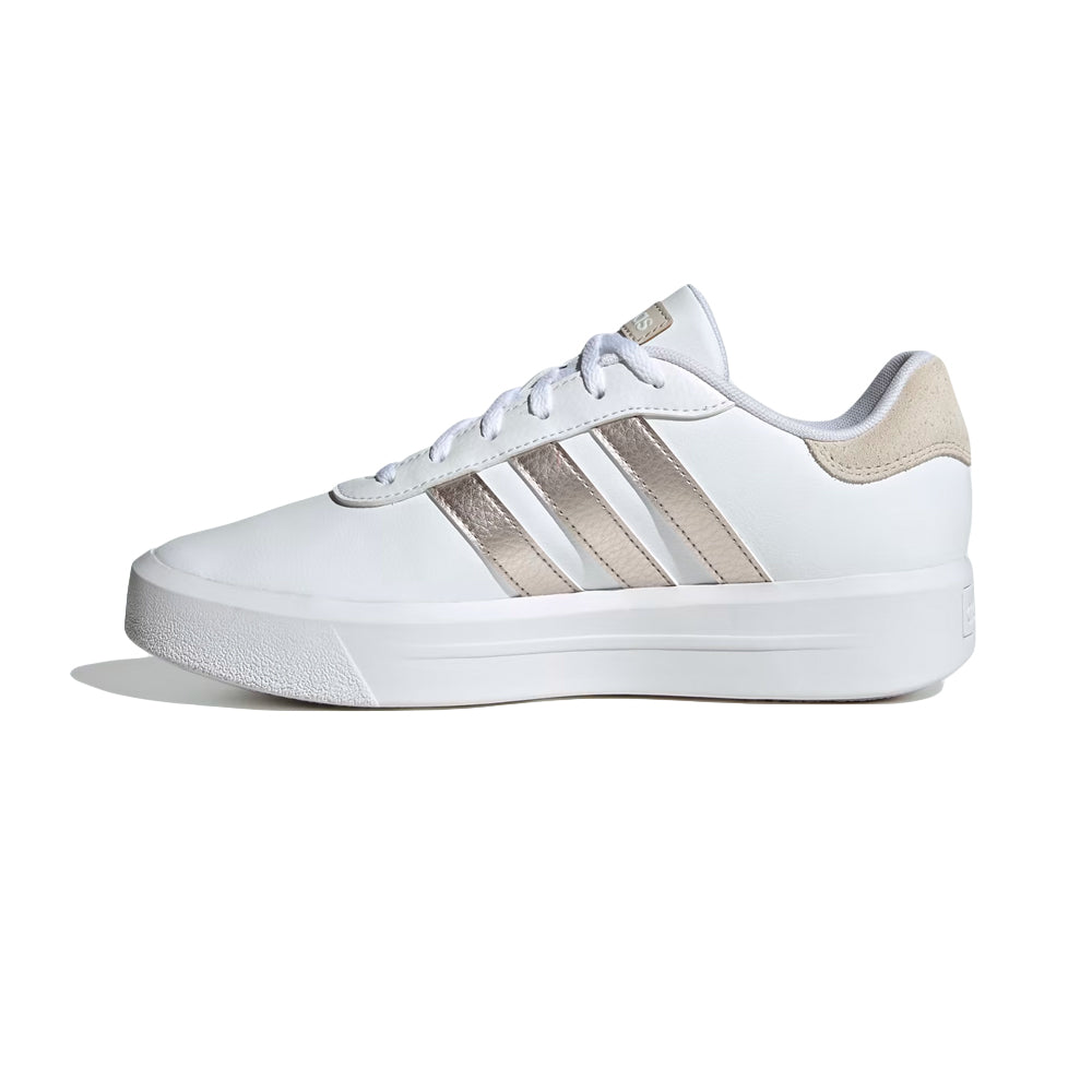 Zapatillas Deportivas Adidas Court Platform ID1969 Color Blanco Para Mujer