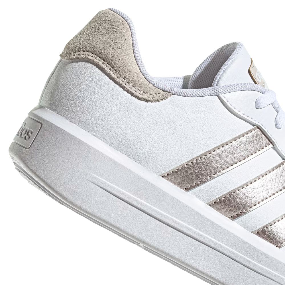 Zapatillas Deportivas Adidas Court Platform ID1969 Color Blanco Para Mujer