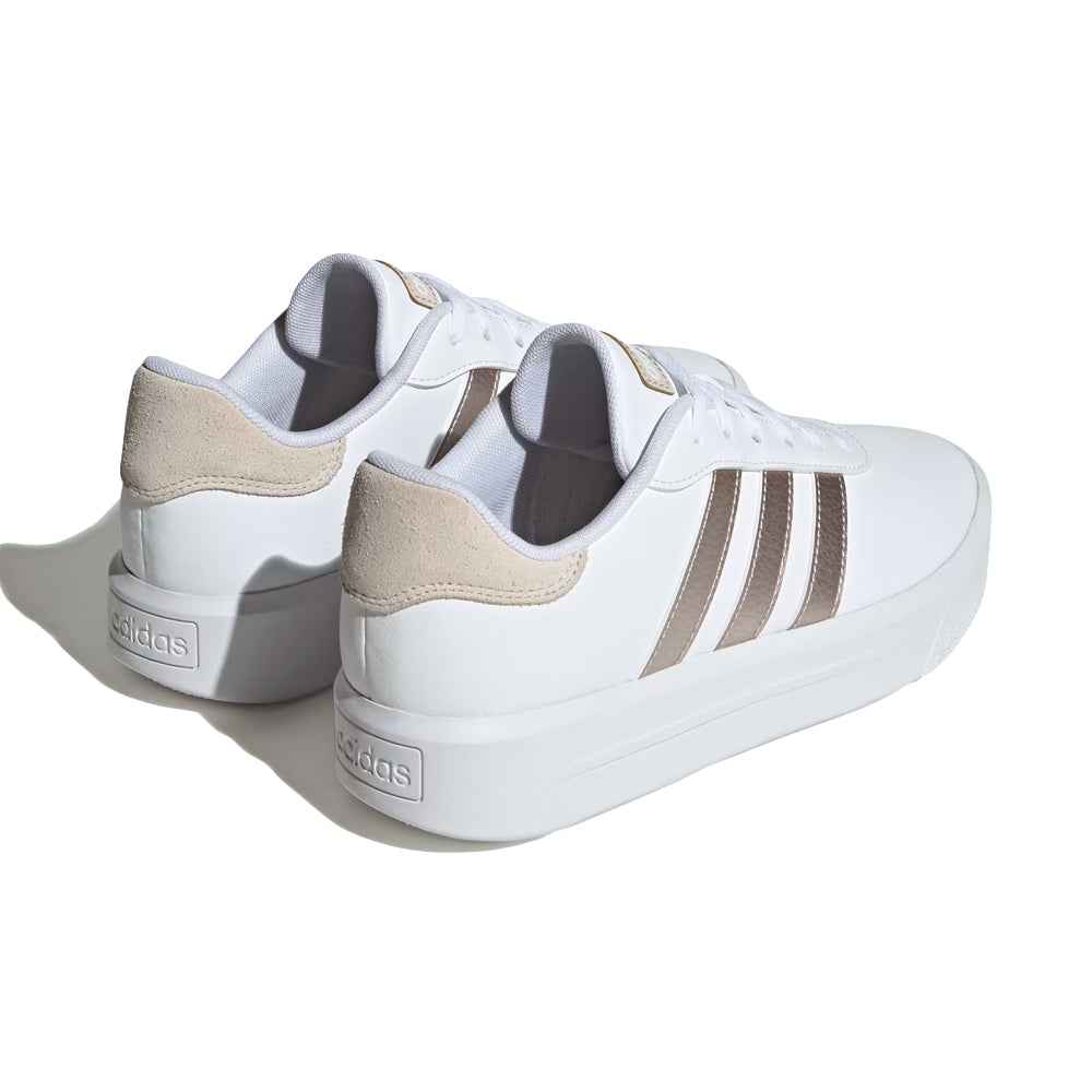 Zapatillas Deportivas Adidas Court Platform ID1969 Color Blanco Para Mujer