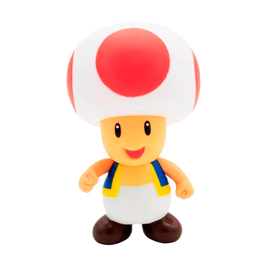 Muñeco Juguete Super Mario Bros - Honguito Toad 10cm