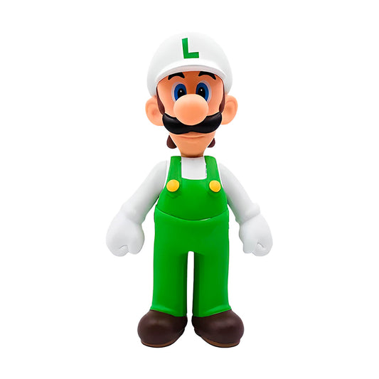 Muñeco Juguete Super Mario Bros - Luigi Modo Fuego 12cm