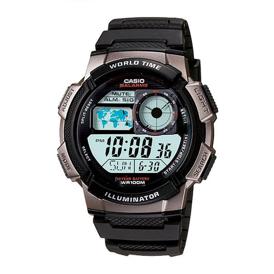 Reloj Digital Casio Original AE-1000W-1B para Hombre en Resina Color Negro