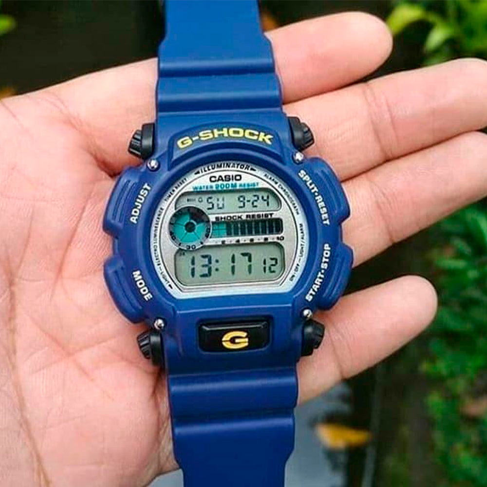 Reloj Digital Casio Original DW9052-2VCG para Hombre en Resina Color Azul