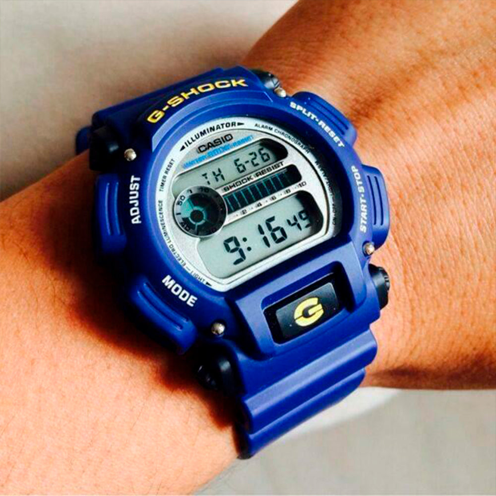 Reloj Digital Casio Original DW9052-2VCG para Hombre en Resina Color Azul