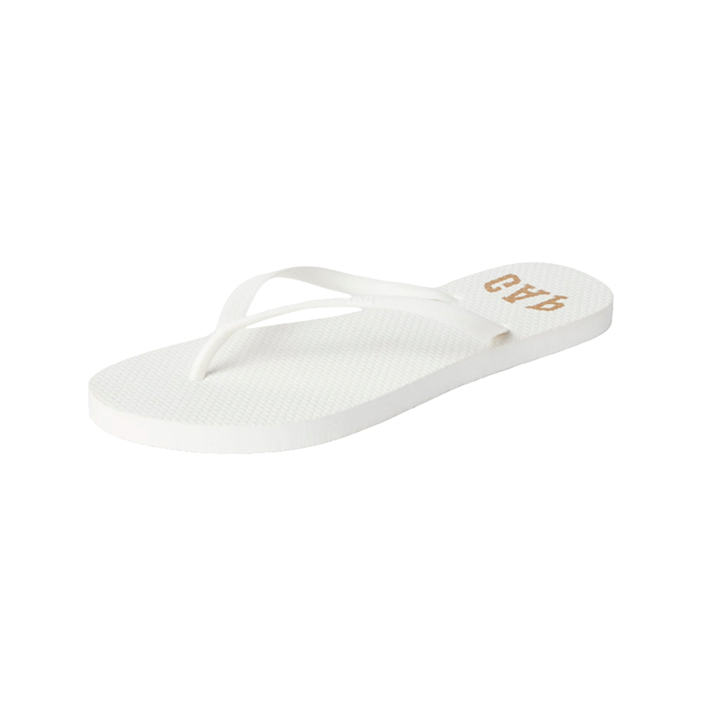 Sandalias Gap flip flop Color Blanco y Dorado Para Mujer