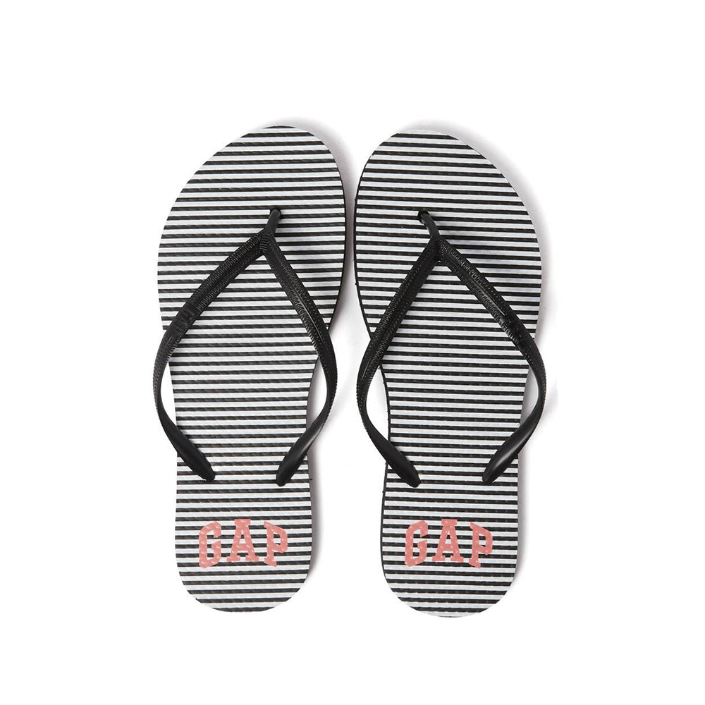 Sandalias Gap flip flop Color Blanco y Negro Para Mujer