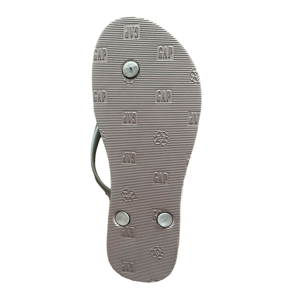 Sandalias Gap flip flop Color Perla Para Mujer