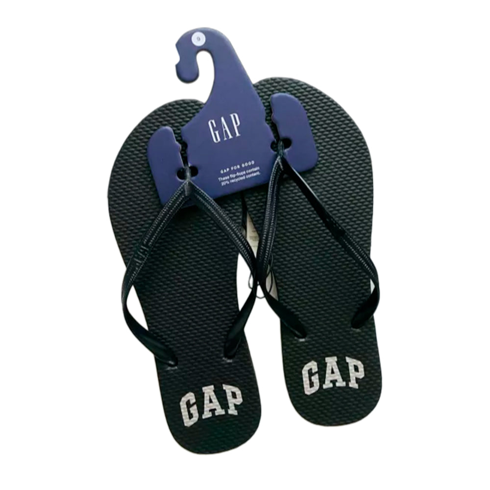 Sandalias Gap flip flop Color Negro Para Mujer