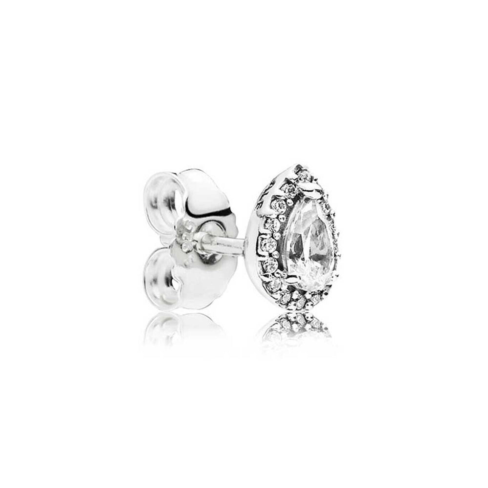 Aretes Pendientes Pandora Lagrimas Brillantes Tipo Topo 296252CZ Plata 925