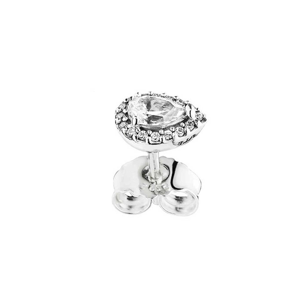 Aretes Pendientes Pandora Lagrimas Brillantes Tipo Topo 296252CZ Plata 925