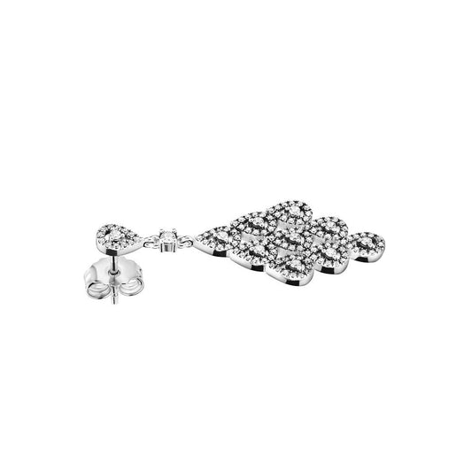 Aretes Pendientes Pandora Lágrimas Brillantes con Circonita Cúbica 296201CZ Plata 925