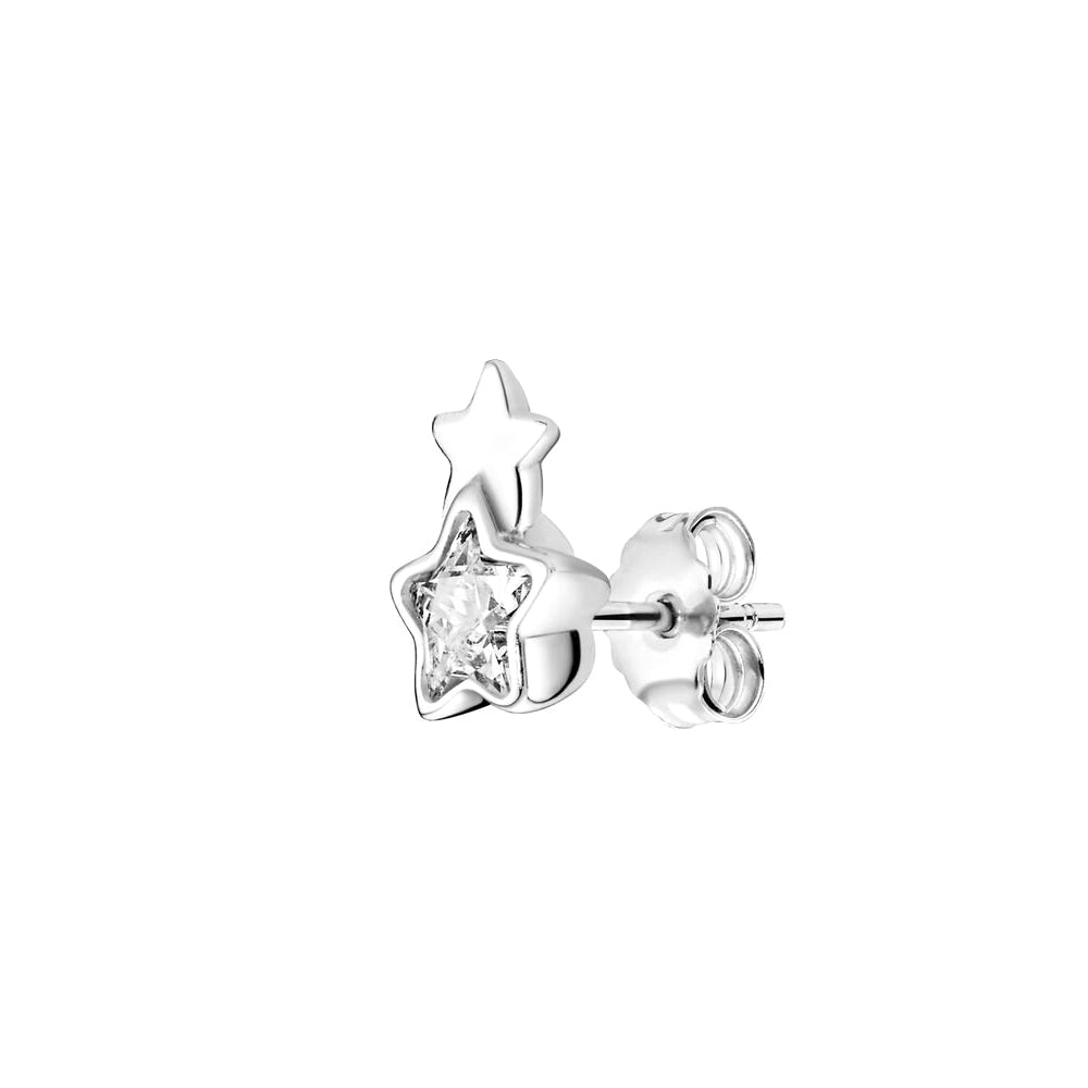 Aretes Pendientes Pandora Tipo Topo Estrellas Gemelas 290598CZ Plata 925