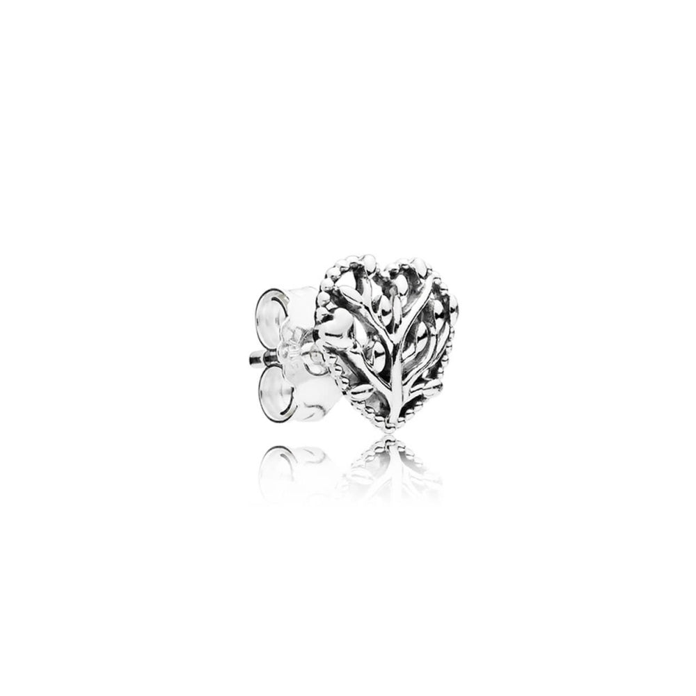 Aretes Pendientes Pandora con Diseño de Arbol de Amor y Corazones 297085 Plata 925