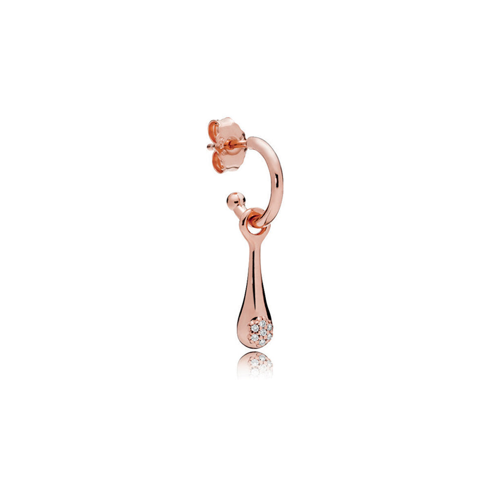 Aretes Pendientes Pandora Rose Love Pods Modernos Tipo Aro 287357CZ Plata 925