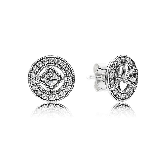 Aretes Pendientes Pandora Seduccion Vintage 290721CZ Plata 925