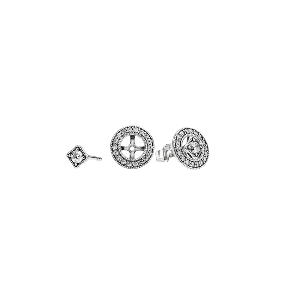 Aretes Pendientes Pandora Seduccion Vintage 290721CZ Plata 925