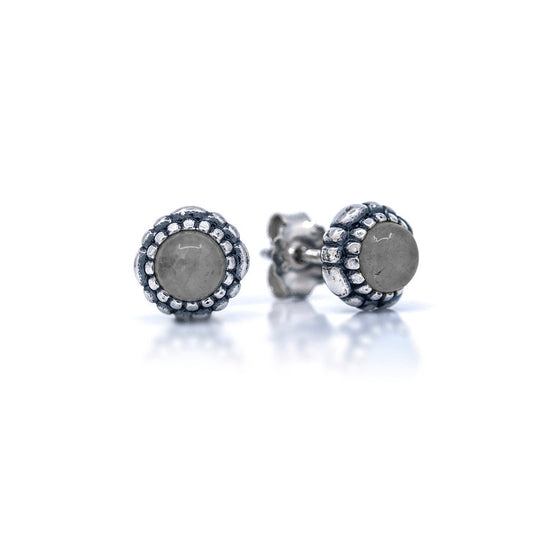 Aretes Pendientes Pandora Cumpleaños Junio - Piedra Lunar 290543MSG Plata 925