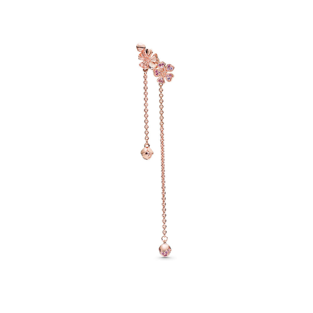 Aretes Pendientes Pandora Rose Colgantes de Flor de Durazno 288089NCCMX Plata 925