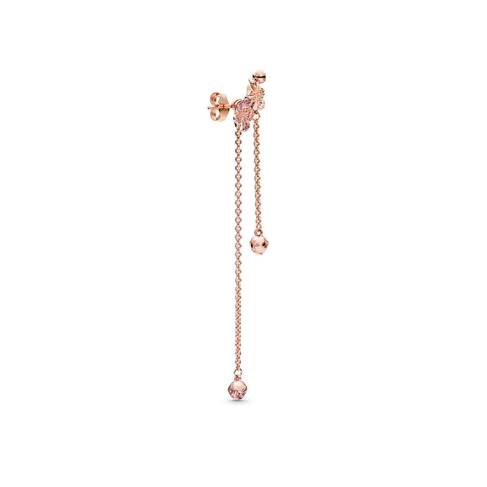 Aretes Pendientes Pandora Rose Colgantes de Flor de Durazno 288089NCCMX Plata 925