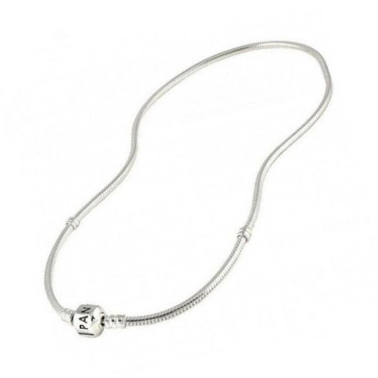 Collar de Cadena Pandora con Dijes 590703HV Plata 925 Talla 50cm