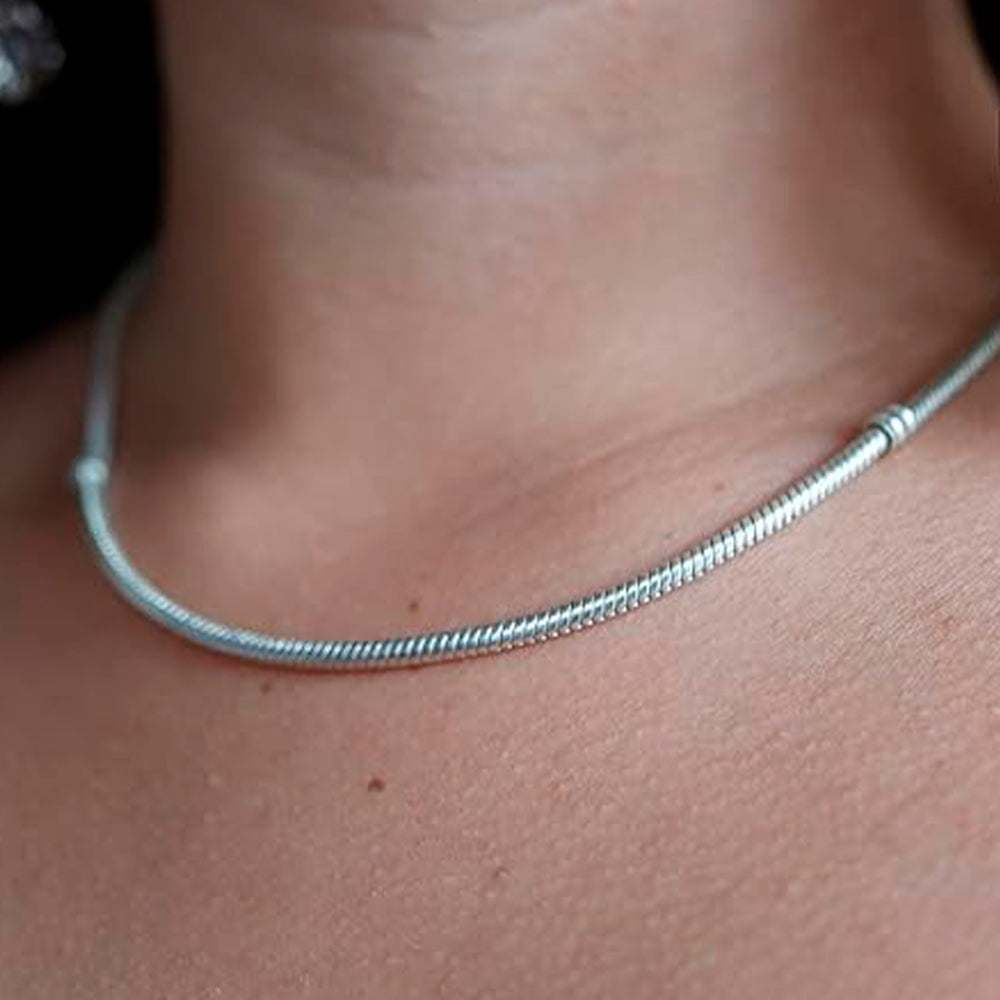 Collar de Cadena Pandora con Dijes 590703HV Plata 925 Talla 50cm