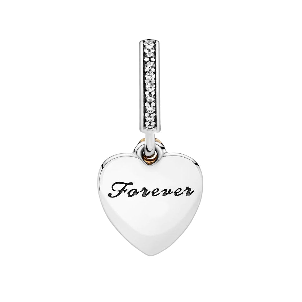 Charm Pandora Original para Mujer I Love you 792042CZ Plata