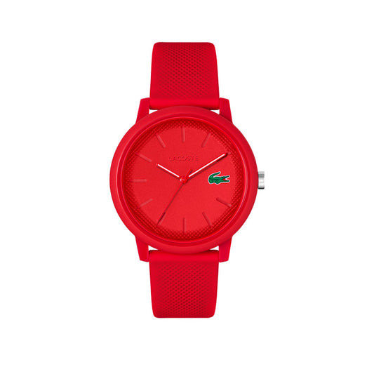 Reloj Analogo Lacoste Original 2011173  Color Rojo con Correa de Silicona para Hombre