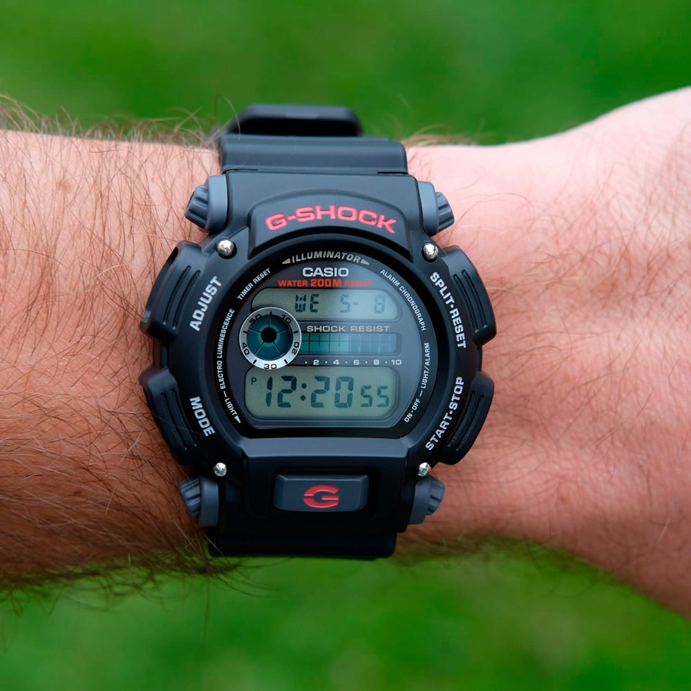 Reloj Digital Casio Original G-Shock DW9052 1VCG en Resina Color Negro