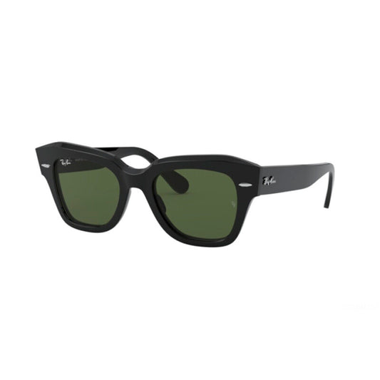 Lentes de Sol Ray Ban State Street RB2186 901/31 Color Negro Talla 49mm