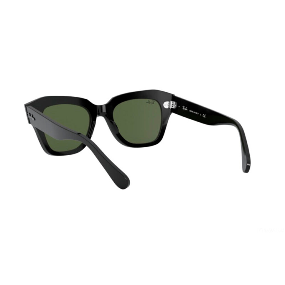 Lentes de Sol Ray Ban State Street RB2186 901/31 Color Negro Talla 49mm